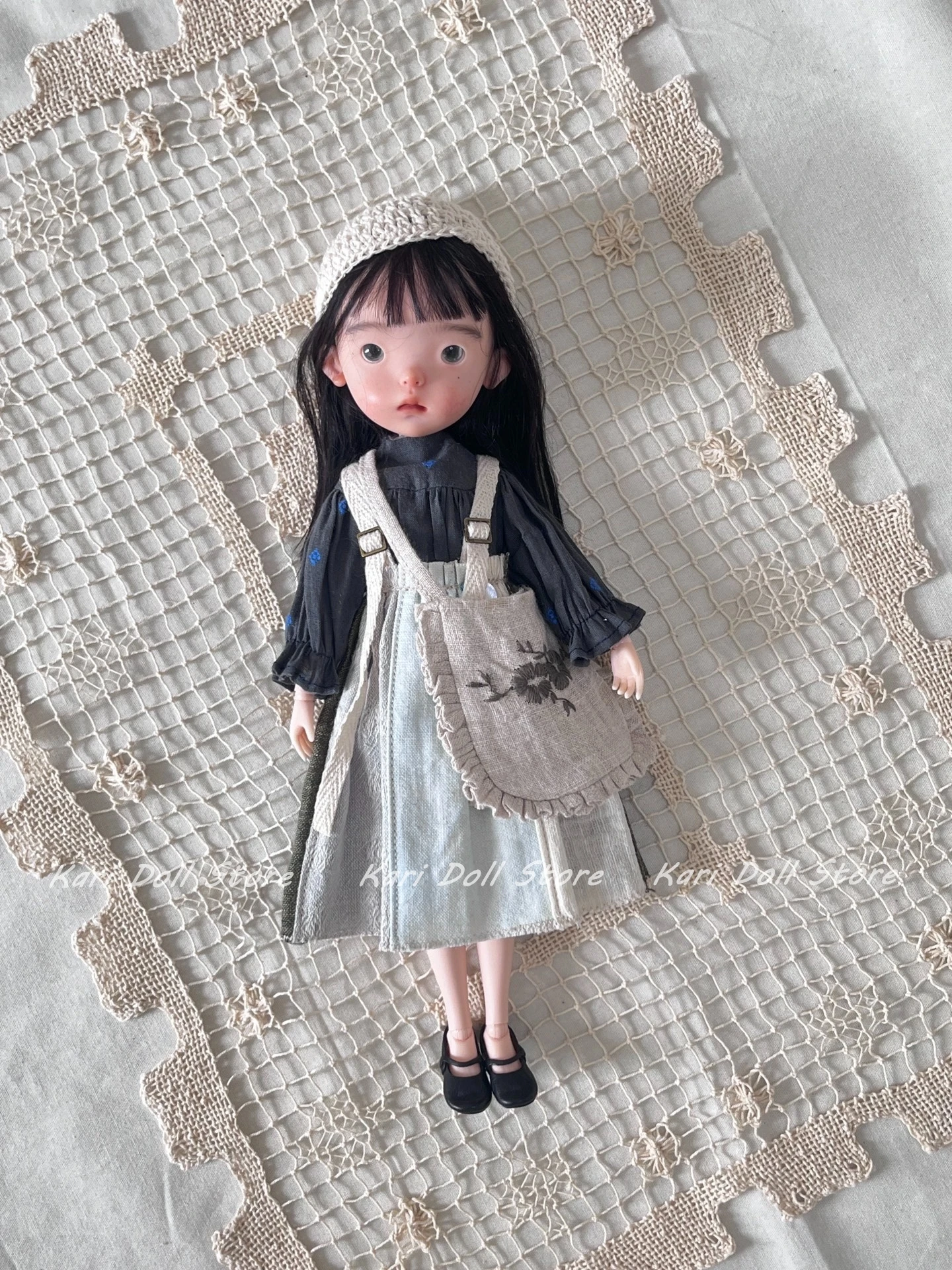 Kari Doll Clothes and skirts dress Top and overalls set;Top and dungarees set for Landazz Landoudou ob24 ob22Doll - Detail 1