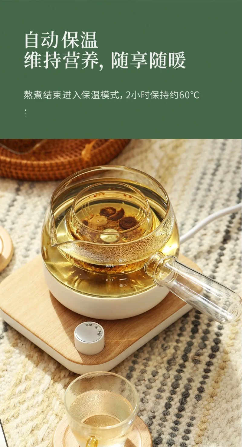 صانع الشاي، إبريق شاي صغير، وعاء صحي، إبريق شاي زهرة زجاجية، غلاية #3
