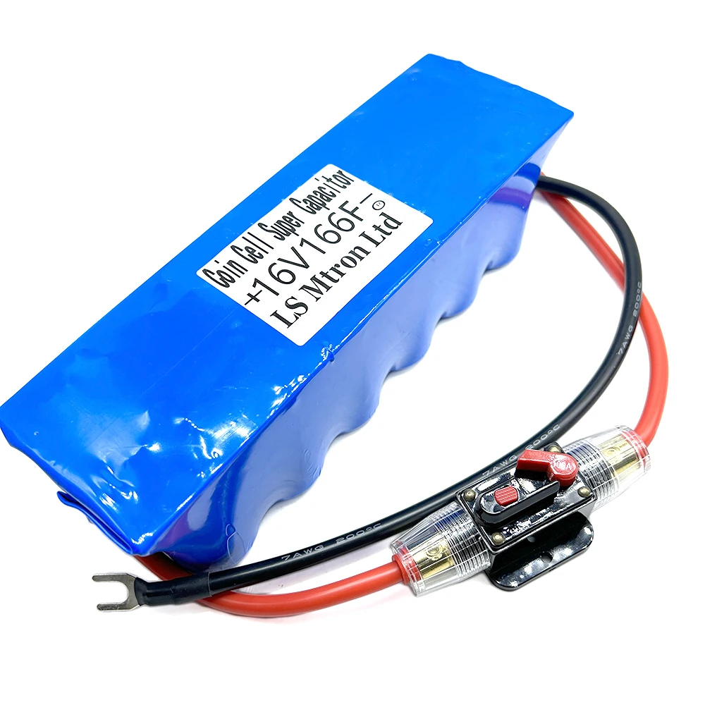 LS Mtron Ltd 16V166F Supercapacitor Automobile Rectifier Module 2.7V500F Super Capacitor Auxiliary Lighter Ultracapacitor
