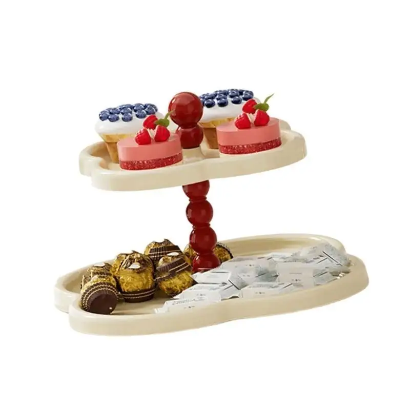 

G6KF Functional Cake Dessert Display Unit Cupcake and Snacks Serving Stand Coffee Table for Home and Office