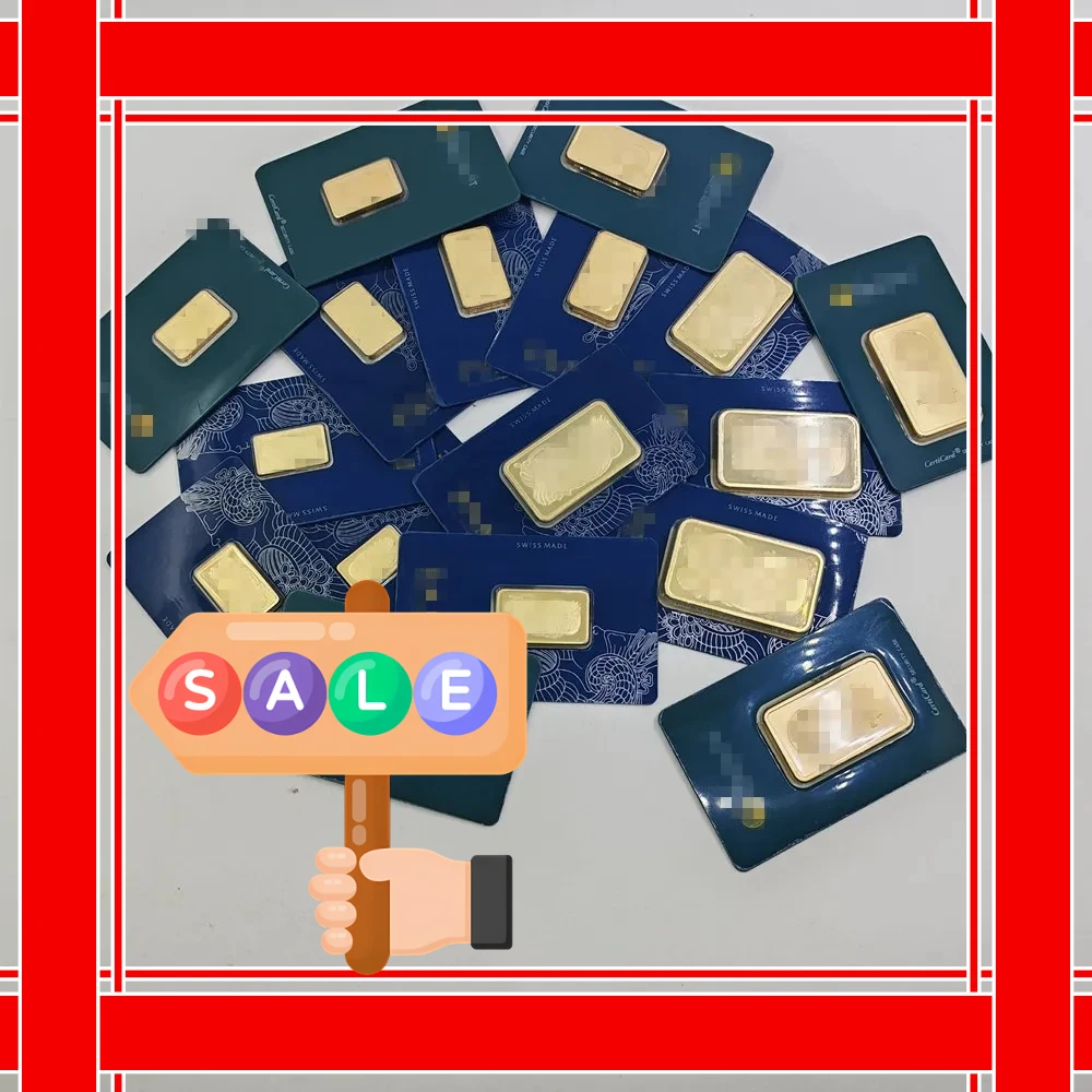 

Wholesale 1oz/2.5g/5g/10g/20g/50g/100g Sealed Packing Copper Bar 24k Gold Plated Brass Unique Serial No.For Craft Collection