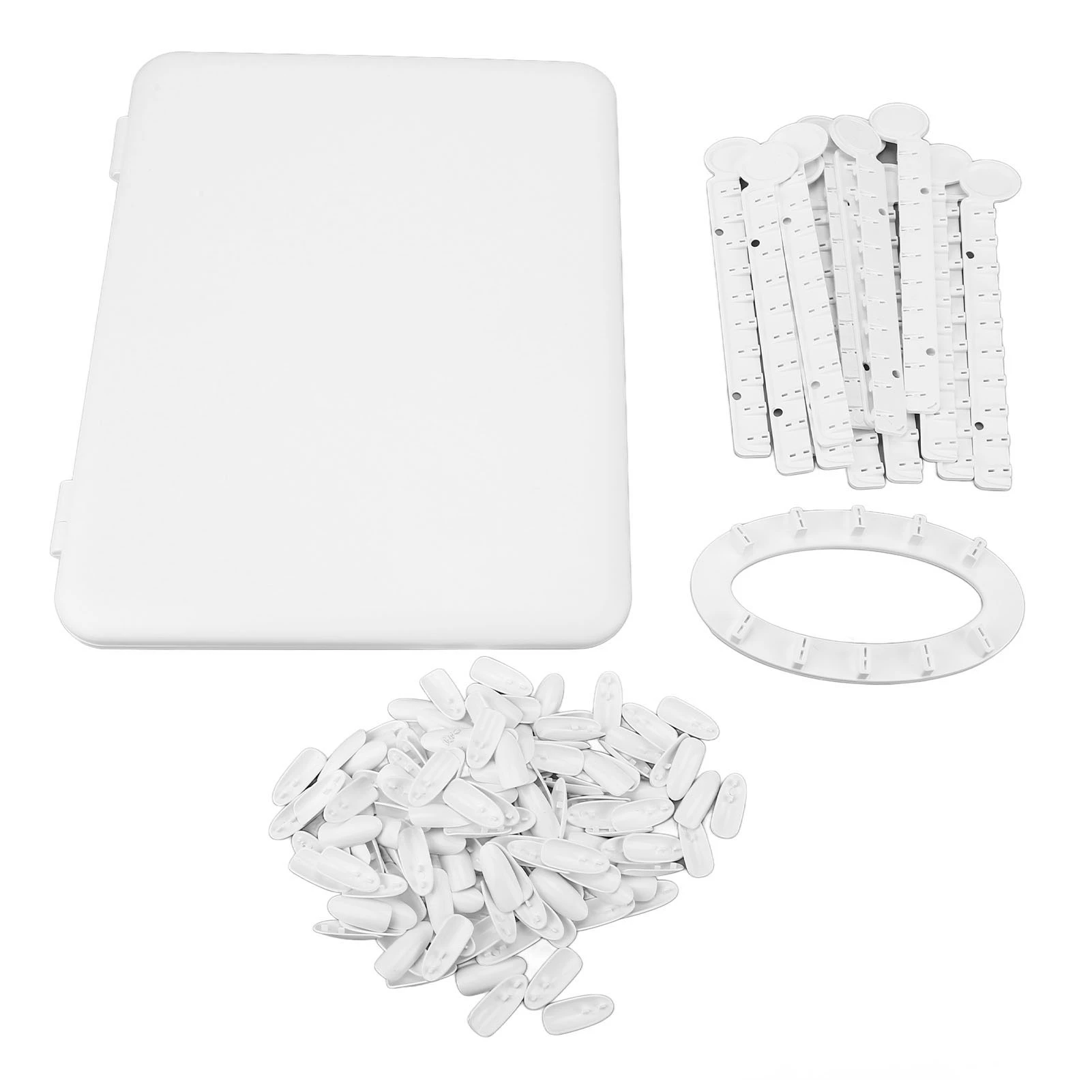120 Colors Nail Color Display Book Disassemble Snap On Design Nail Display Book with 120Pcs Nail Tips White for Manicurist