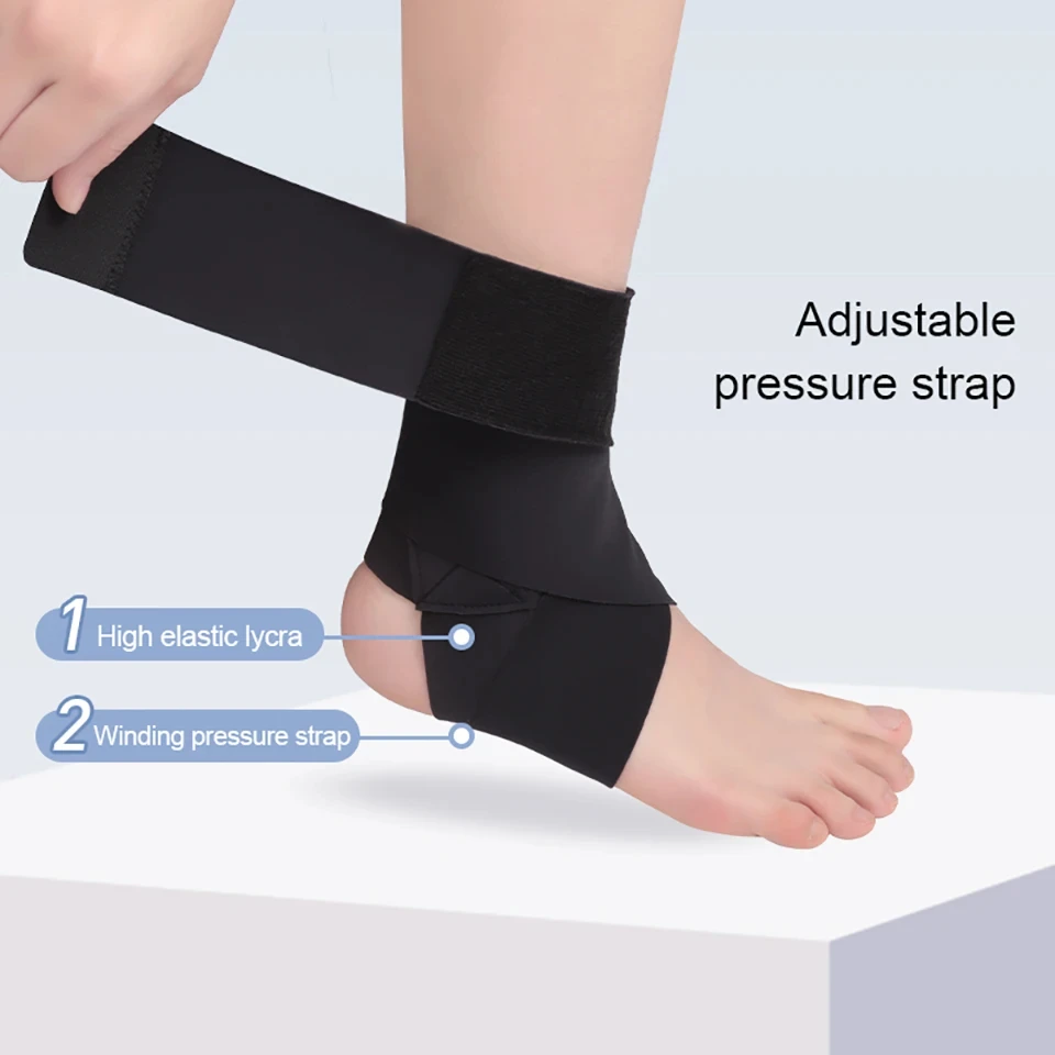 1Pcs Ultrathin High-Elastic Ankle Wraps Ankle Brace Support for Men Women Kids - Adjustable Compression Ankle Sleeves for Sports