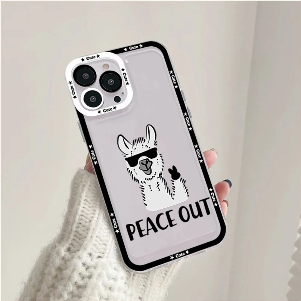 Lama Llama Alpacas Animal Phone Case For Redmi 7 8 9 A For Redmi Note 5 7 8 9 10 11 Pro Max 4G 5G Funfas