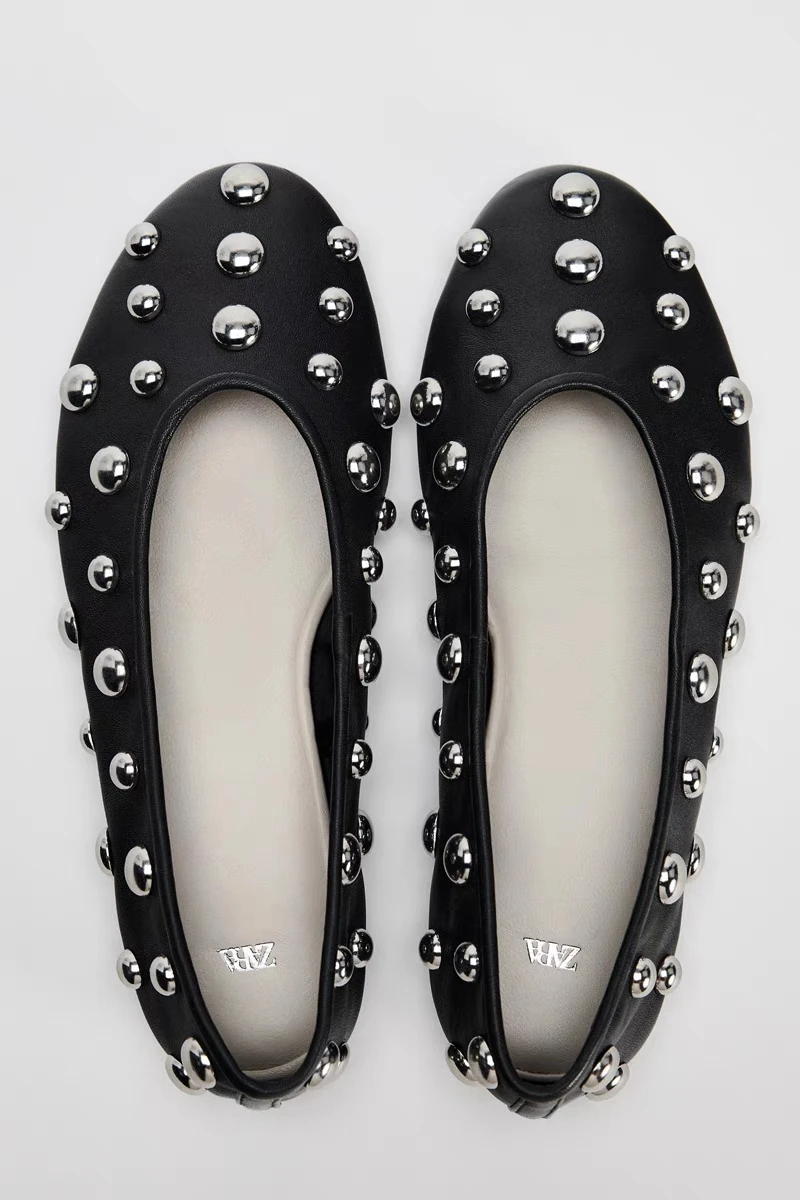 Zapatos planos para Mujer, mocasines informales poco profundos, sandalias De cuero De moda De primavera, vestido para caminar De tendencia, marca acogedora para Mujer De Zapatillas