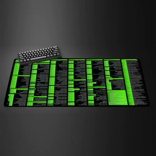 Imagen 2 del producto Excel teclas de acceso directo en español Alfombrilla de ratón Alfombrilla de ratón grande, alfombrilla de escritorio, base antideslizante, lavable para uso en la oficina y el hogar