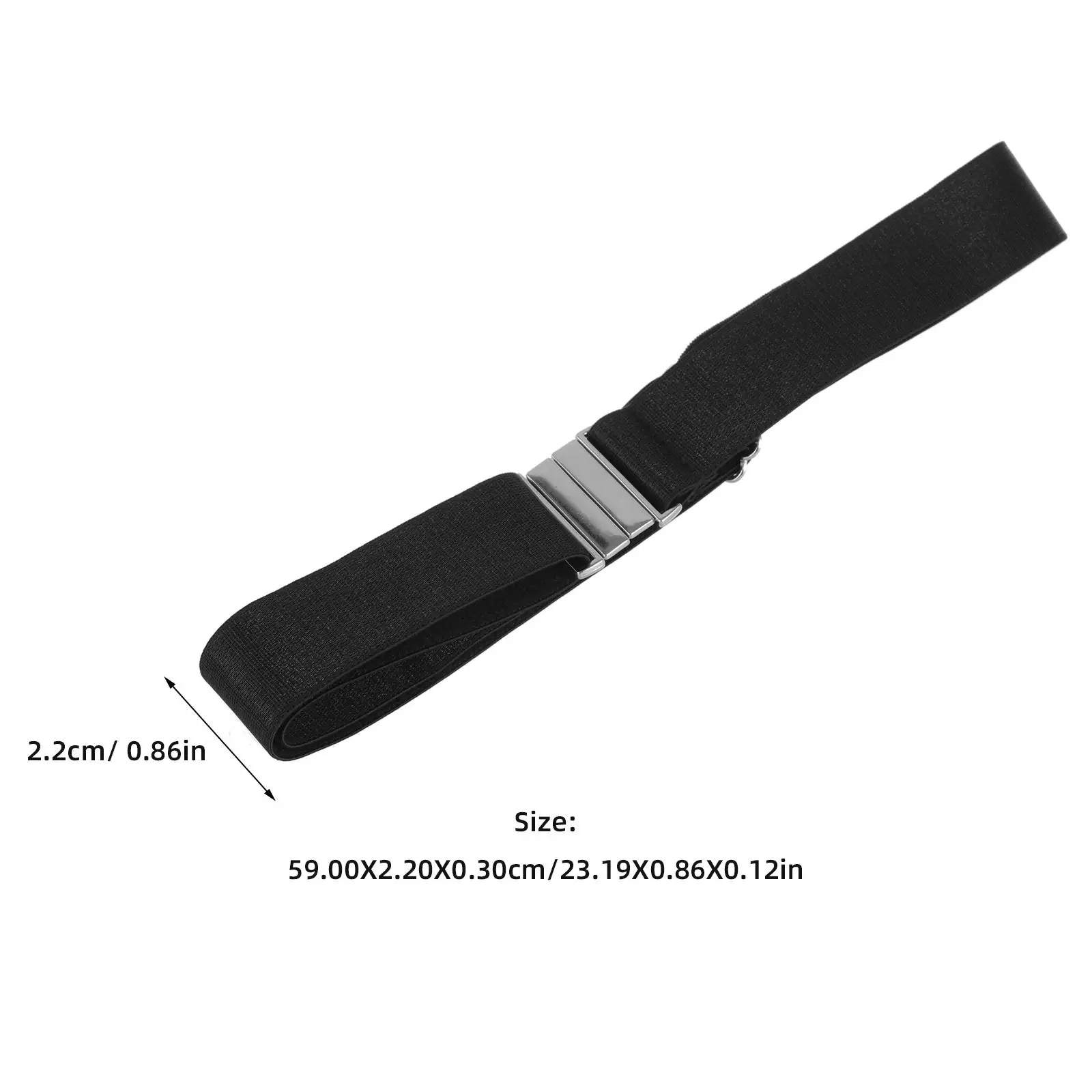 2Pcs ’s Unisex Sock Holder Keeper for Stay Strap Polyester Buckle 's Adjustable Large Sock Garters