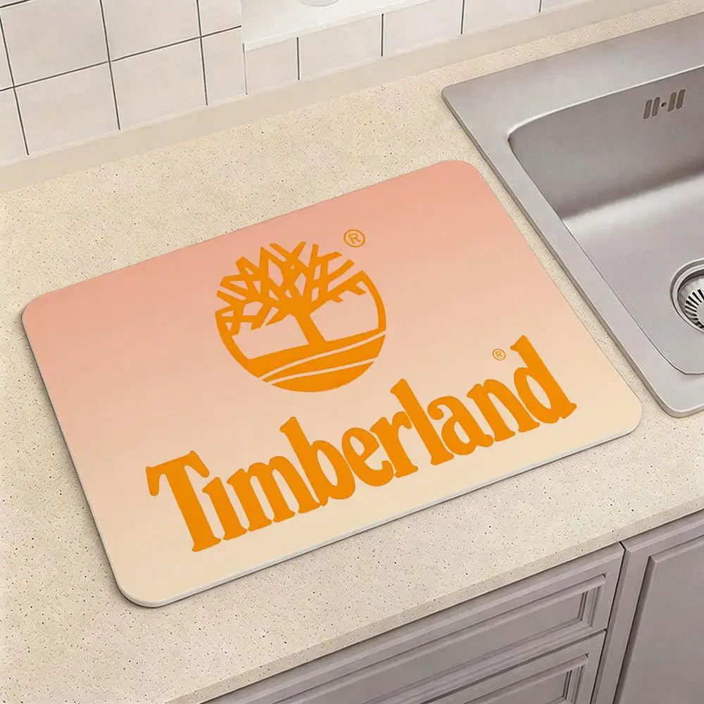 Tapete de Chão T-Timberland Eco Diatomita Antibacteriano e Resistente a Odores, Tapete e Almofada de Drenagem para Cozinha e Banheiro