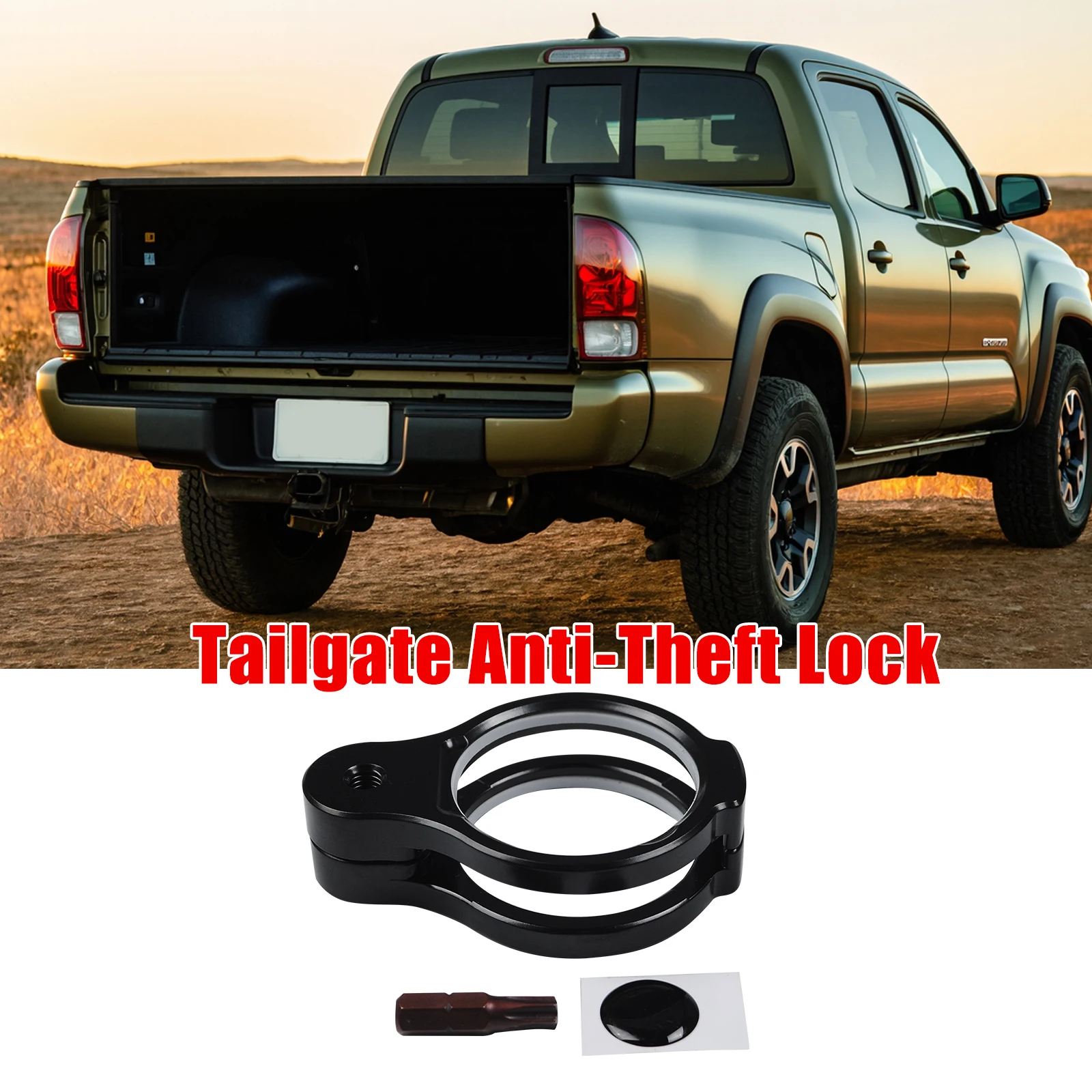 ﻿   قفل الباب الخلفي تاكوما 2005-2015 - مجموعة قفل الباب الخلفي المضادة للسرقة لشاحنة تاكوما بيك اب