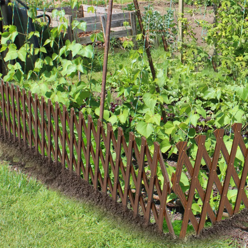 Garden Expanding Wooden Trellis Expandable Trellises Aluminum Riveted Each Piece Expands to 200cm x 30cm Climbing Plants Support