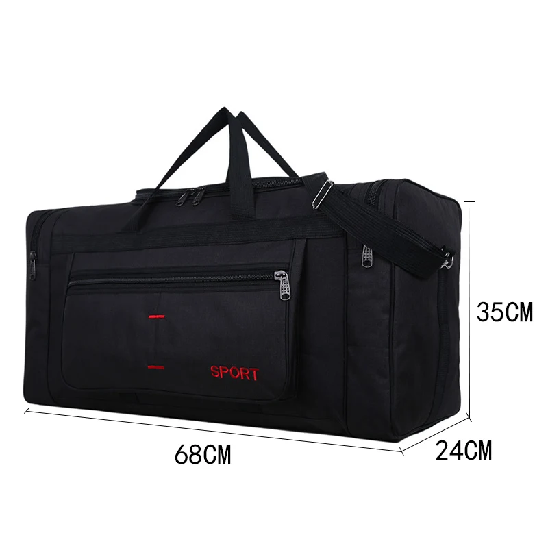 Super Large Capacity Men\'s Travel Bag Waterproof Big Duffle Bag For Women Male Weekend Trip Hand Luggage Packing Storage Bags