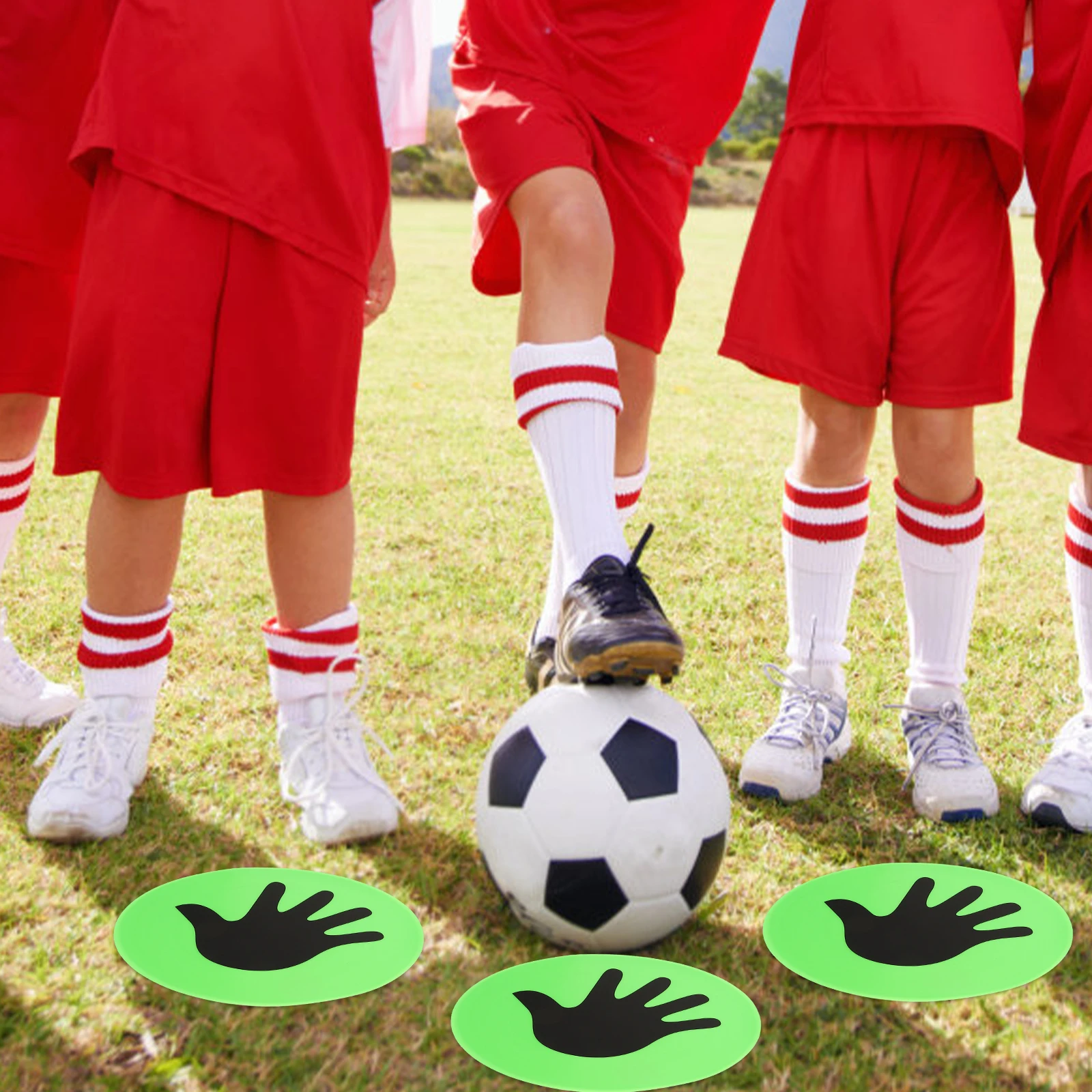 

23cm Round Durable Football Marker Plates Soccer Football Marker For Training Training Palm Mats Sign Discs Sports Equipment