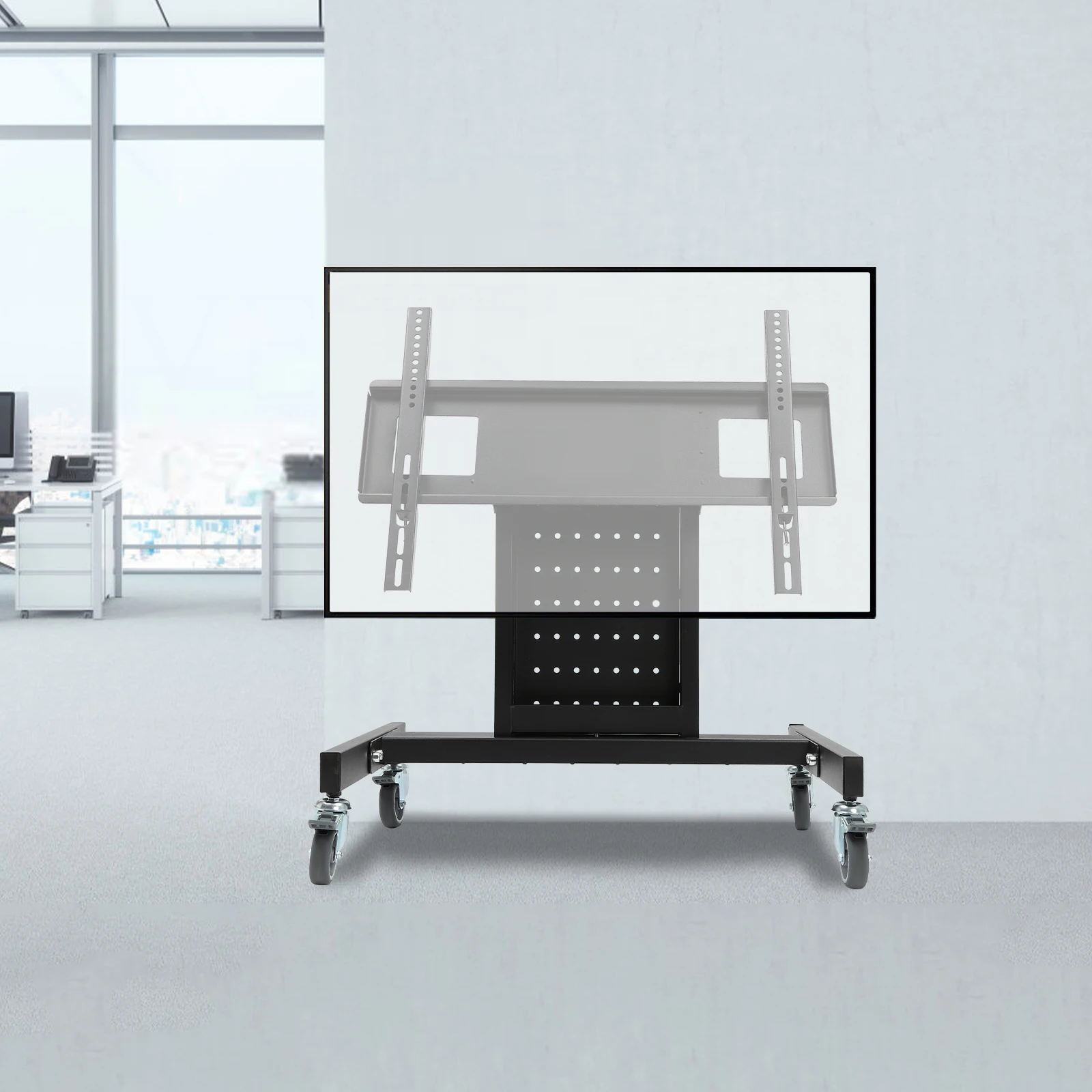 Imagem -03 - Rolling tv Mount Stand Trolley Carrinho de Baixa Altura Tela de Plasma Led Lcd Monitor 3265