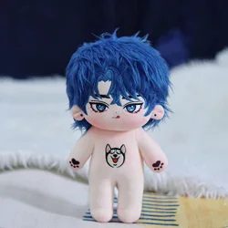 Anime Comic Sketch Male BL Handsome Boy Plush Doll Cotton Stuffed Nude Body Dress Up Clothes Plushies Toys Mascot 20cm