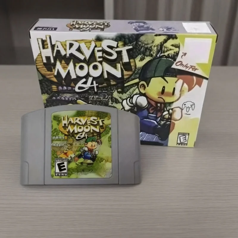 N64 Harvest Moon 64USA NTSC Version 64 Bit Console Video Games Cartridge Collection Gifts Toys
