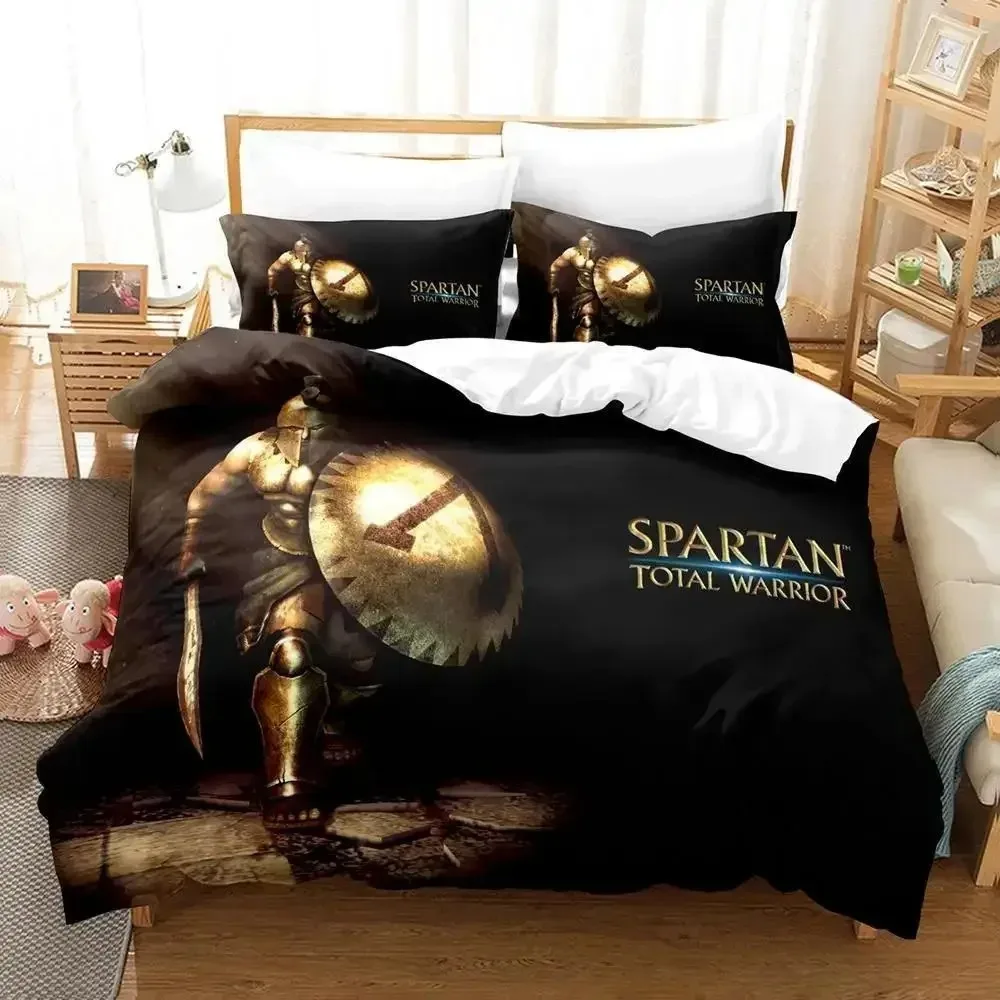 Spartan Bedding Set Single Twin Full Queen King Size Bed Set Adult Kid Bedroom Duvet cover Sets 3D Print Anime Bed Sheet Set