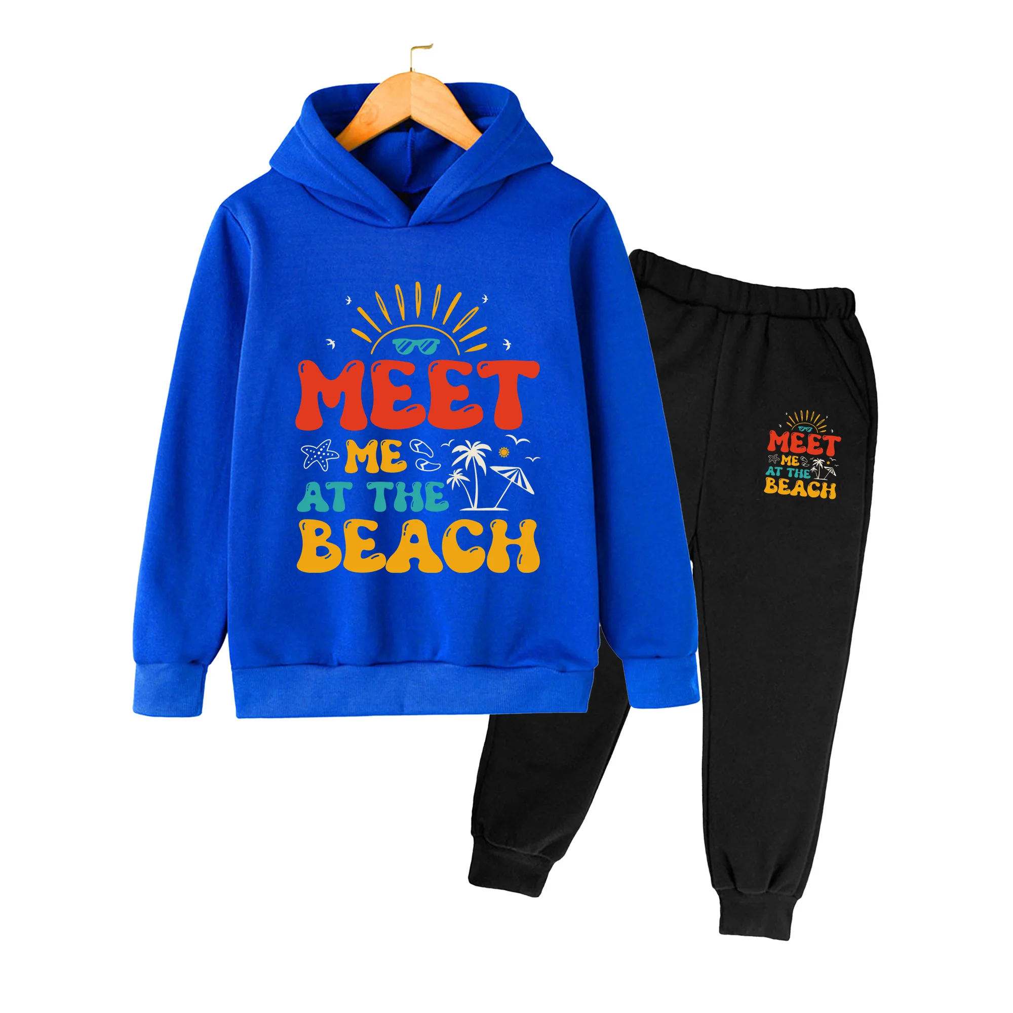 Kids Boys Girls Hoodie and Pants Set, 