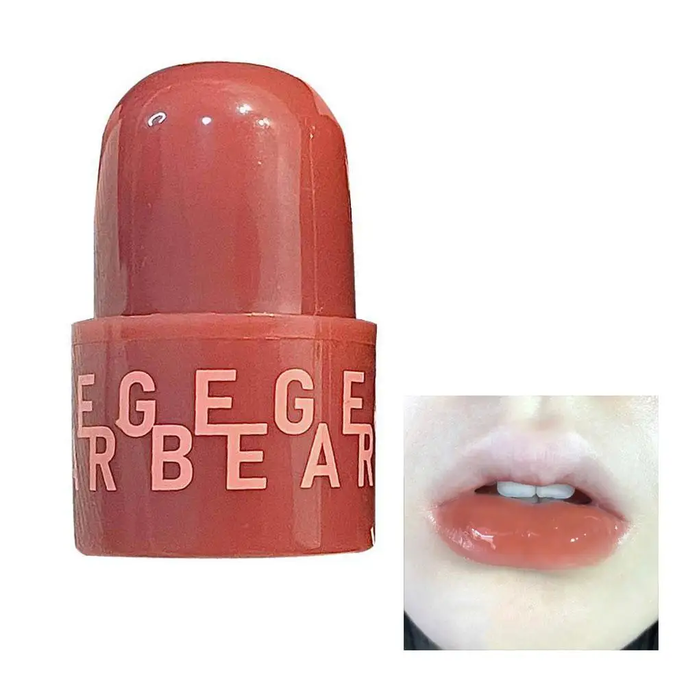 Feuchtigkeit spendende Versiegelung Lippen gelee 6 Farben Glanz Spiegel Lippen Lippenstift dauerhafte Tasse Stick Lippenstift wasserdicht nicht glänzend flüssig lang u8z8