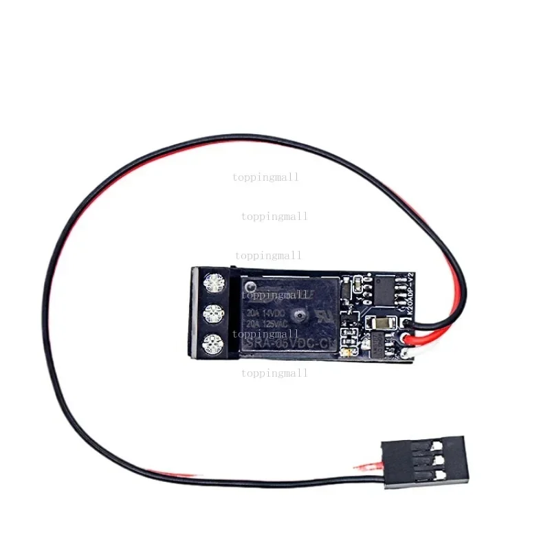 RC 모델 원격 제어 수신기 PWM 스위치 단일 채널 릴레이 조명 제어 4.8-10v 용 범용 On/Off 제어