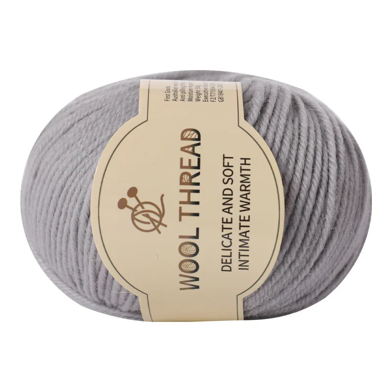 50G Medium Thickness Woolen Yarn Hand-Woven Scarf Sweater Thread Baby Children Knitting needle cashmere thread