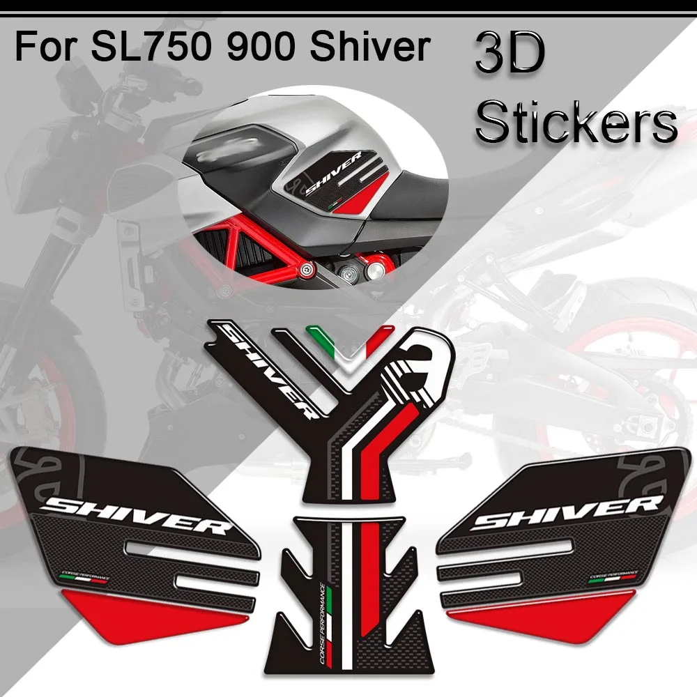 For Aprilia SL 750 900 Shive 2018 2019 2020 2021 2022 Motorcycle Tank Pad Grips Gas Fuel Oil Kit Knee Stickers Decals Protector