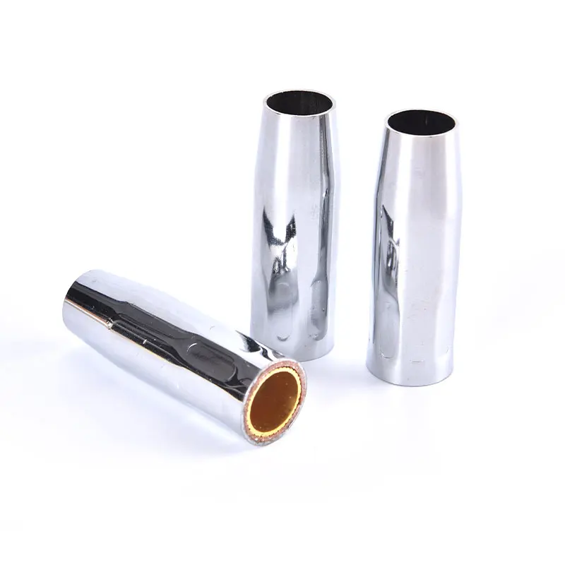 3Pcs Gas Nozzle Euro Style MIG Welding Gun Tip Nozzle Shield Cup for MB 14AK 15AK MIG Welding Torch 53.5mm