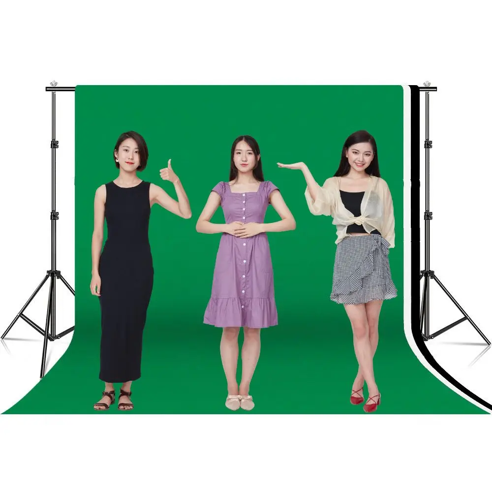 

Background Stand Kit Support System Backdrops With Adjustable Stand for Photography Photo Studio Chromakey Green Screen Frame