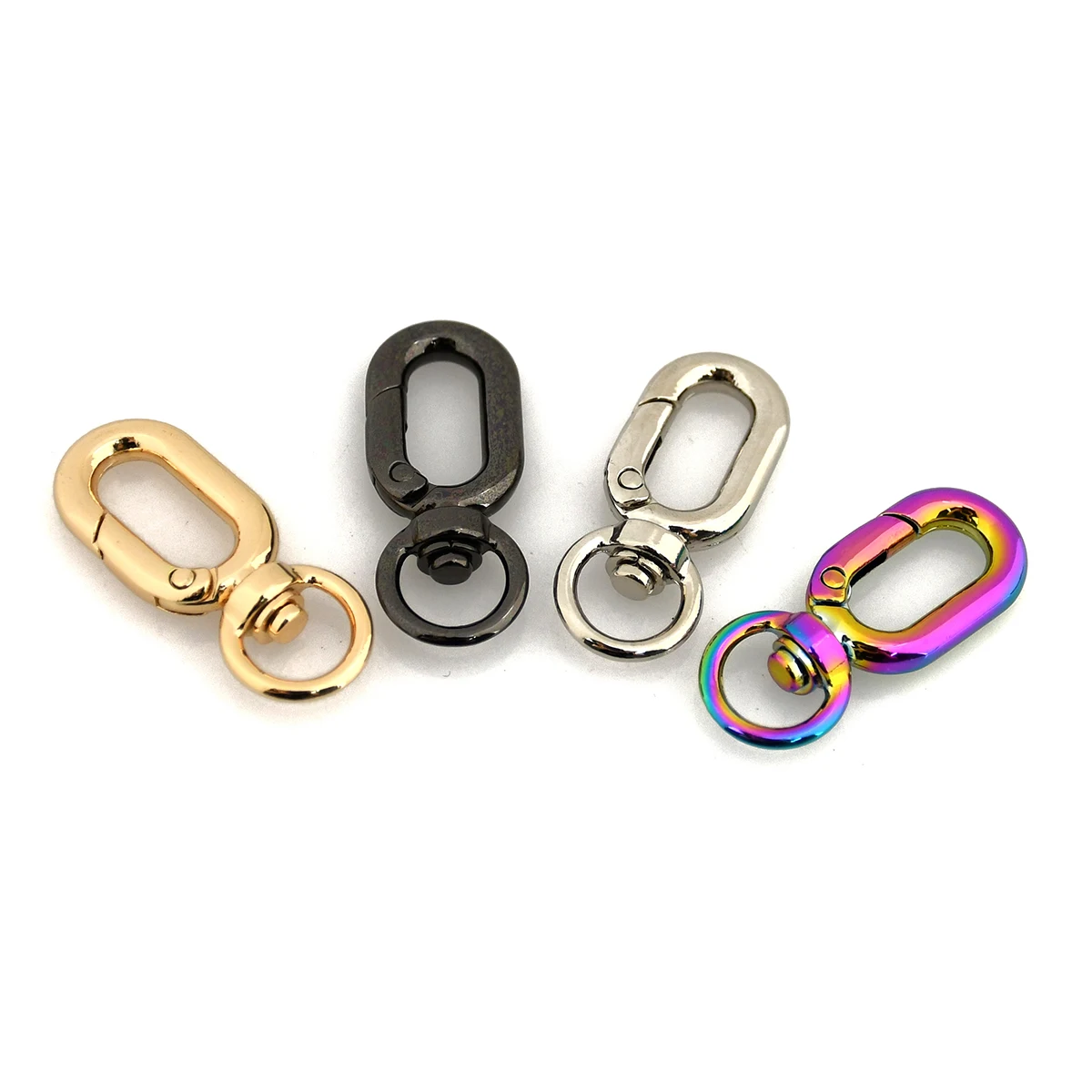 1pcs Metal Snap Hook Fashion Hang Buckle for Webbing Leather Craft Bag Strap Belt Garment Luggage DIY Accessory 10mm