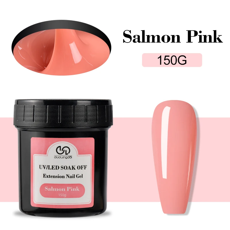 LED & UV Aufbaugel - 150g Nagelverlängerung für Professionelle Salons, Gel-Builder für Nägel, Hartgel für DIY Nagelkunst-Zubehör
