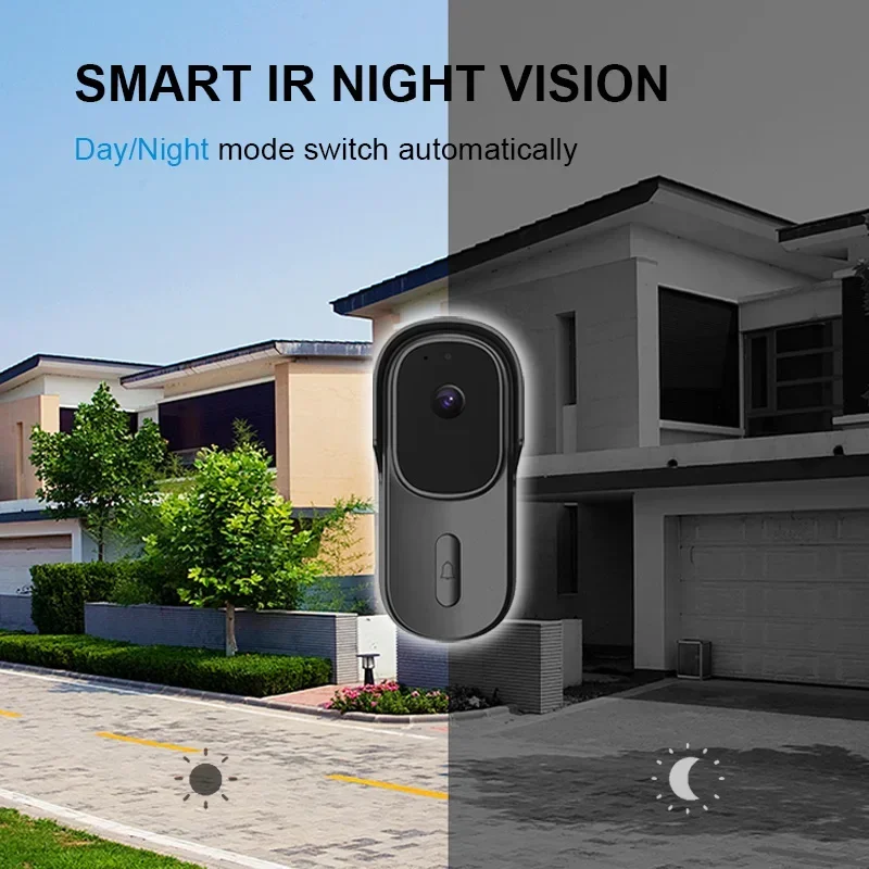 WF001B Security  Doorbell Camera Wifi 1080 Wireless Ring Video Doorbell Wi-fi 1080p HD Camera