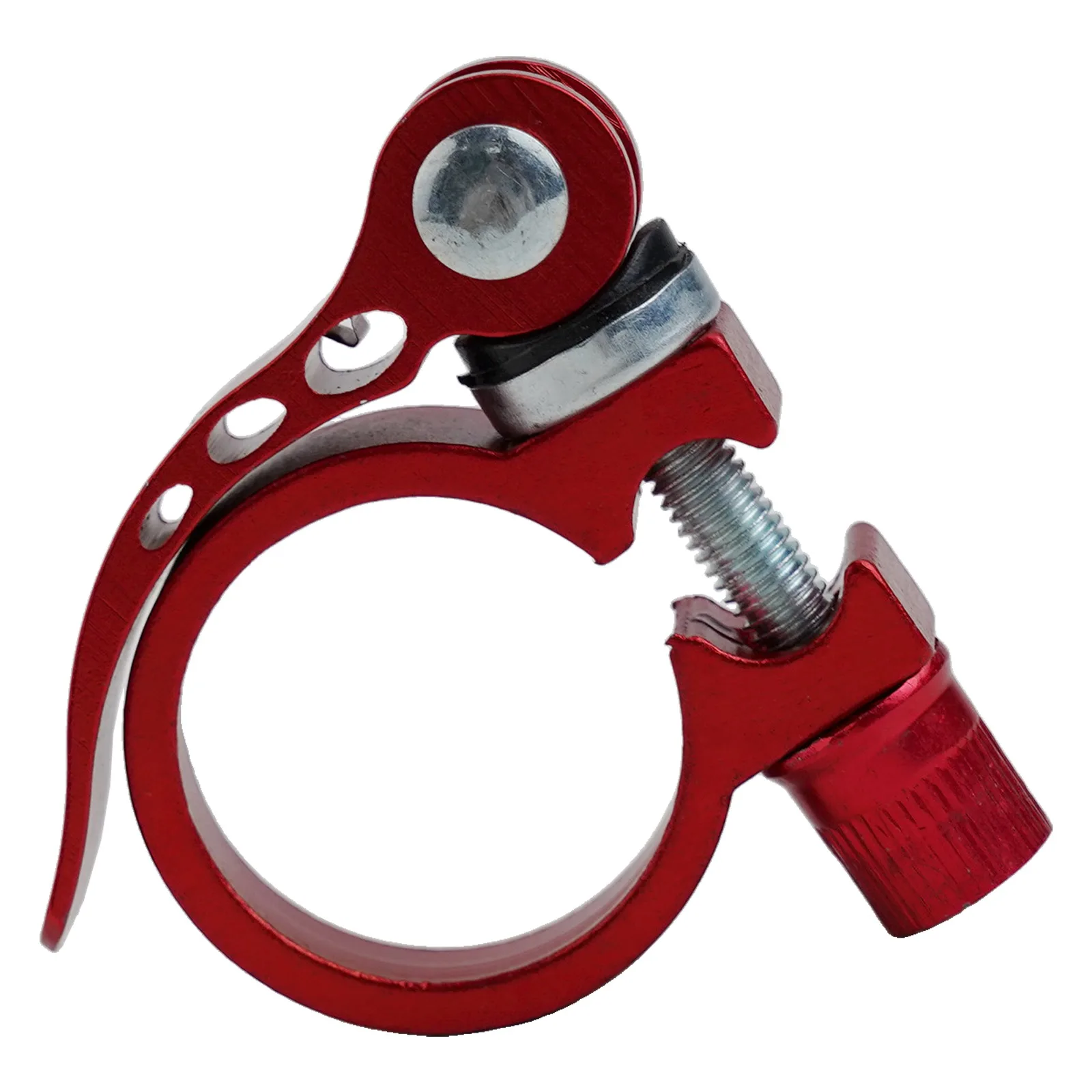 27.2-28.6mm Seatpost Clamp Bike Seatpost Clamp High-strength Aluminum Alloy Oxidation Process Quick-release And Locked Styles