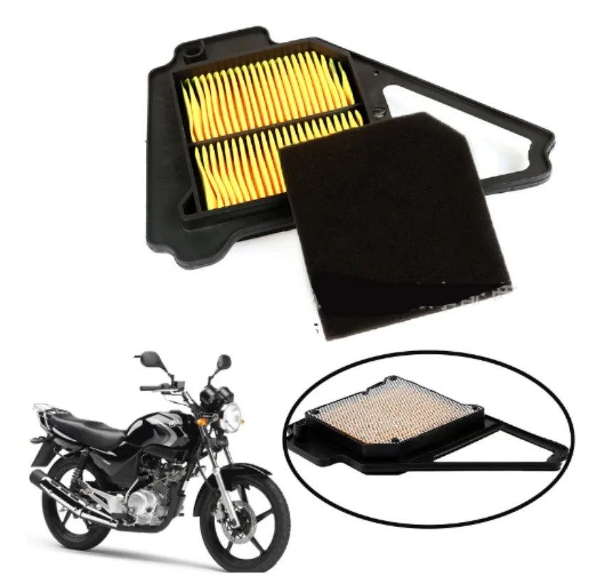 Suitable Fit For Yamaha YBR125 Sky Sword KJYM125 Sky Halberd YBZ Air Filter Element 1SET