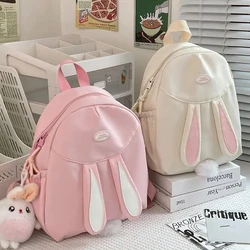 Hot Sale Cute Rabbit Bag for Women 2024 New Trendy Girl Cartoon Student Backpack Mini Waterproof Spring Outing Backpack