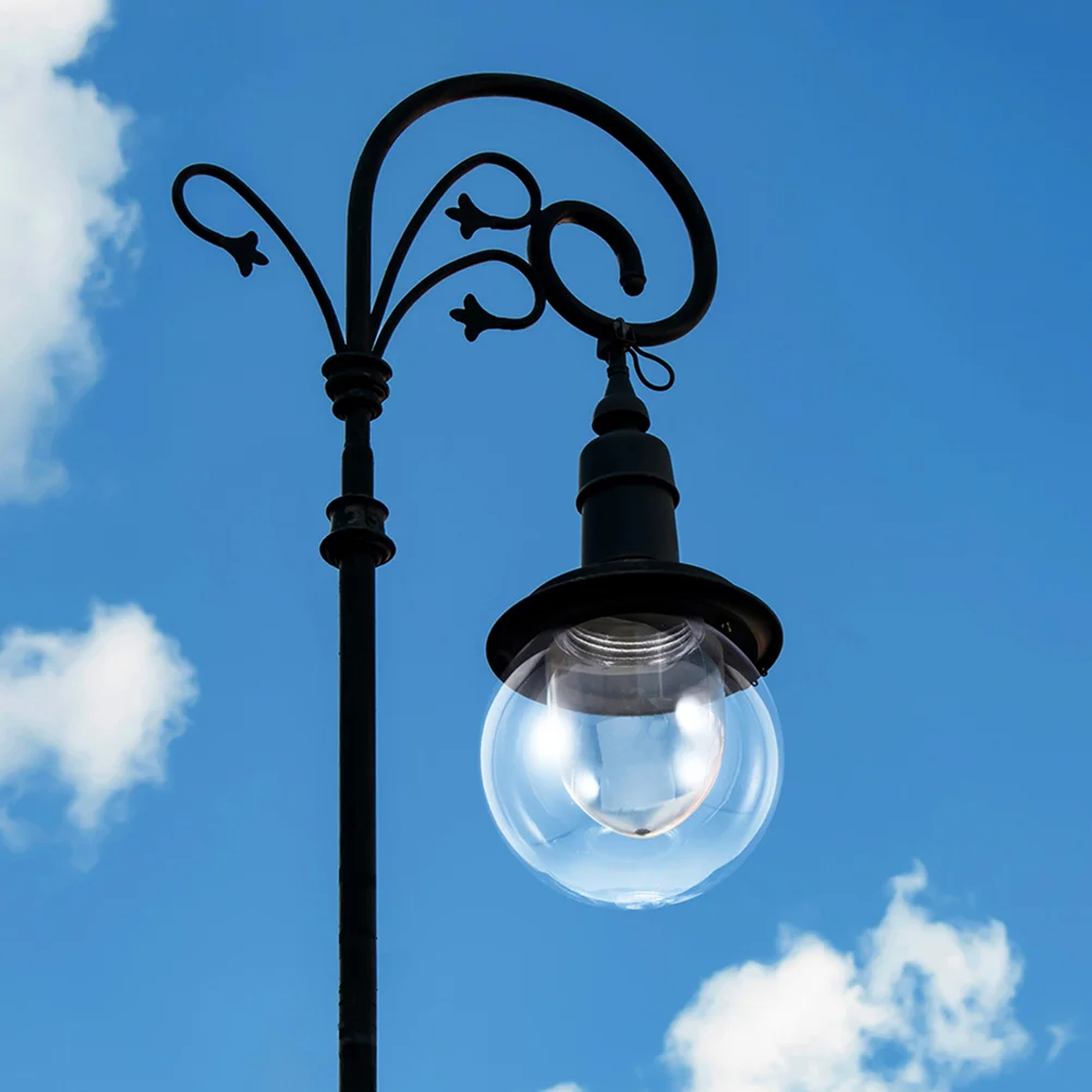 

Light Bulb Spherical Street Lamp Shade Glass Pendant Ceiling Fan Covers Globes Transparent Replacement Shades for Lights