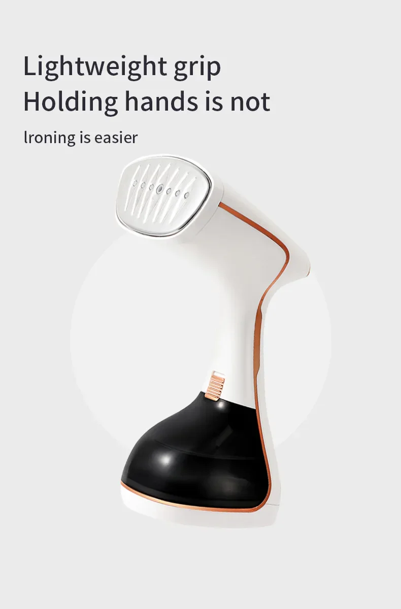 1800W Handheld Steam Hanging Iron Touch Screen Control 15 Seconds Fast Preheat 320ml Portable Plancha Fabric Iron for Clothes