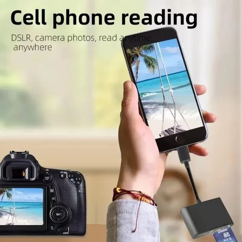 3 in 1 Multifunction Type-C Card Reader OTG SD TF Sim Cards USB Memory Cards Reader Converter for MacBook Laptop Samsung Xiaomi