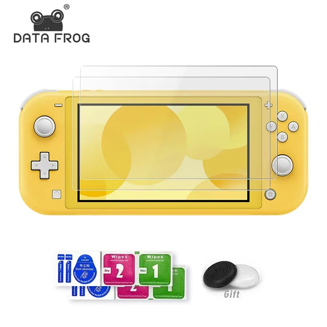 DATA FROG Szkło Hartowane Ochronne na Ekran Kompatybilne z Switch Lite Przezroczyste HD Clear Screen Protector do Switch Lite