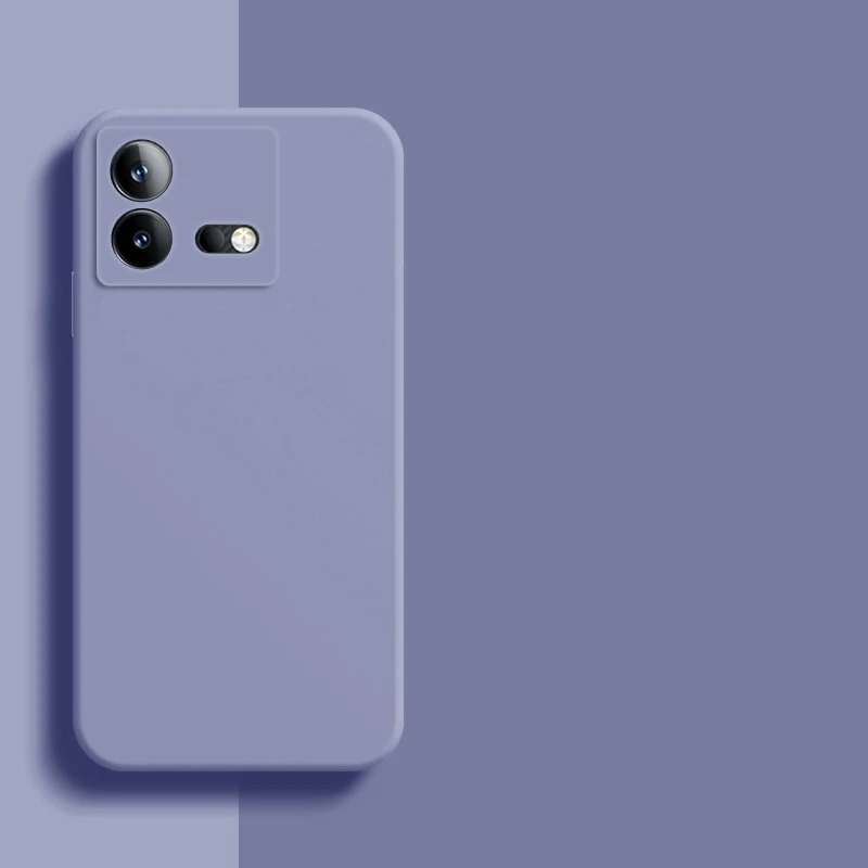 Für vivo iqoo neo8 Fall iqoo neo8 pro Abdeckung weiche flüssige Silikon Stoßstange Schutz Handy hüllen auf vivo iqoo neo8 neo7 Racing se