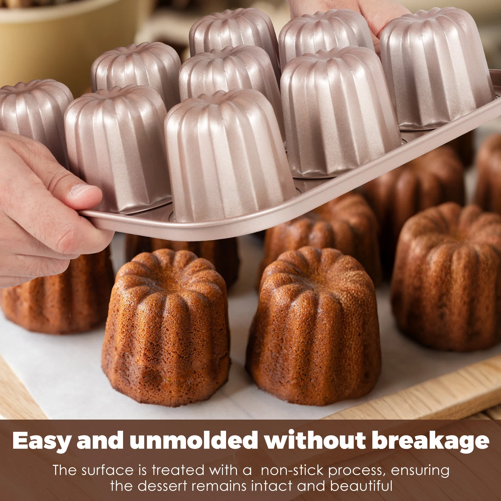 Cannele Kalıbı Kek Tavası 6/9/ - Kitchen And Baking Equipment incelemesi ve fiyatı