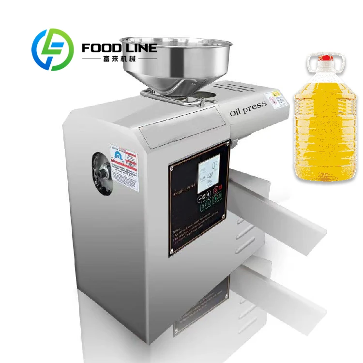 

Household Automatic Oil Press Machine Small Desktop Type For Peanut Sunflower Seed Pure Oil Production At Home