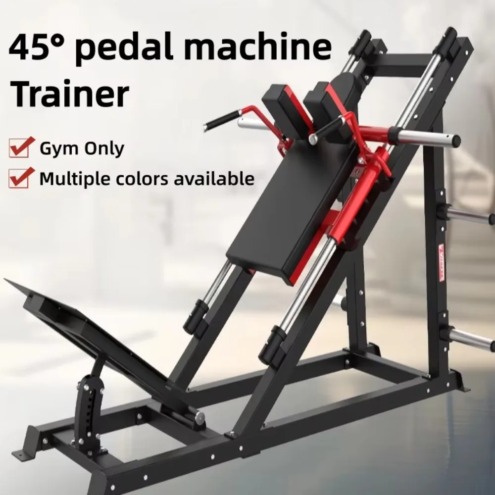 45 Degree Leg Press Hack Squat Machine 2-in-1 Commercial Lower Body Strength Training Home Gym Muscle Workout Fitness Gear