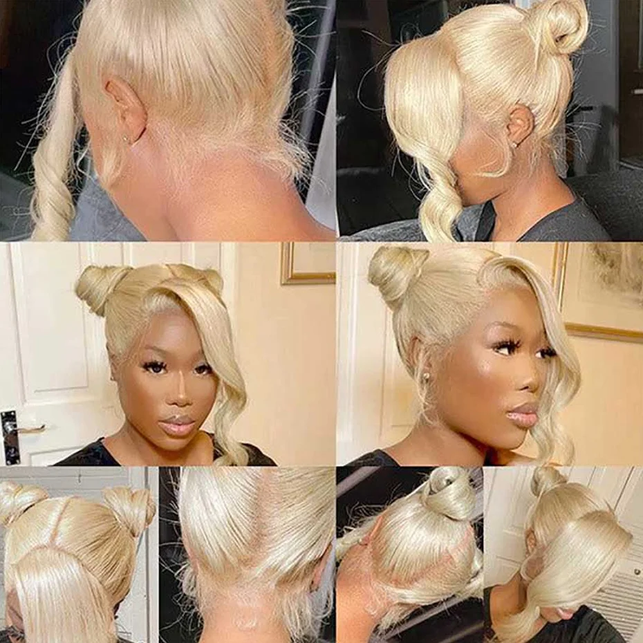613 HD Lace Frontal Wig 13x6 Honey Blonde Lace Front Wig Human Hair 30 40 Inch Blonde Wig Human Hair Body Wave Vietnamese Raw Hair 13x4 Lace Front Wigs Human Hair 200% 250% Density 360 Full Lace Wigs For Black Women