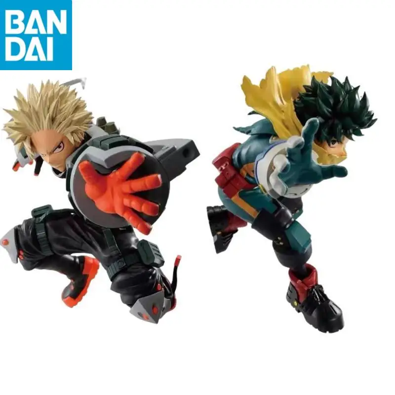 

Genuine Bandai Namco In Stock My Hero Academia Midoriya Izuku Bakugou Katsuki Figure Gigo About 15Cm Pvc Figure Model Toy Gift
