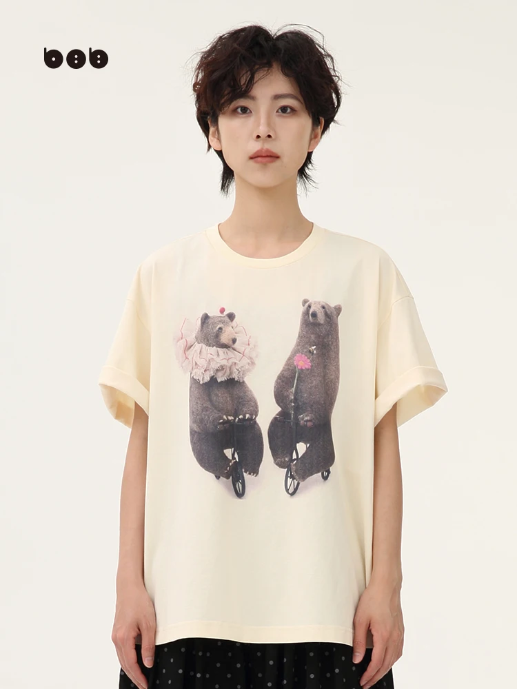 

Женская футболка свободного кроя из чистого хлопка, летняя новинка, универсальная базовая модель с круглым вырезом и коротким рукавом, повседневный топ для ежедневной носки