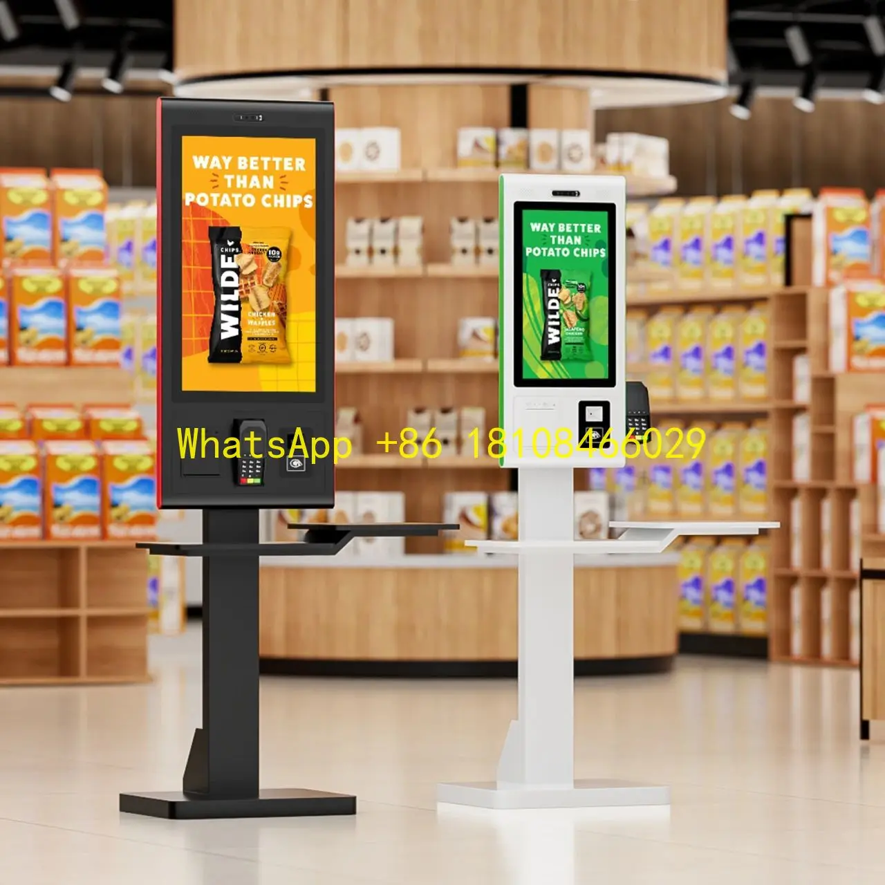 vMachine End Point Self-service Payment Kiosk Commercial All-in-one Machine Supermarket Self-service Cash Register Advertising