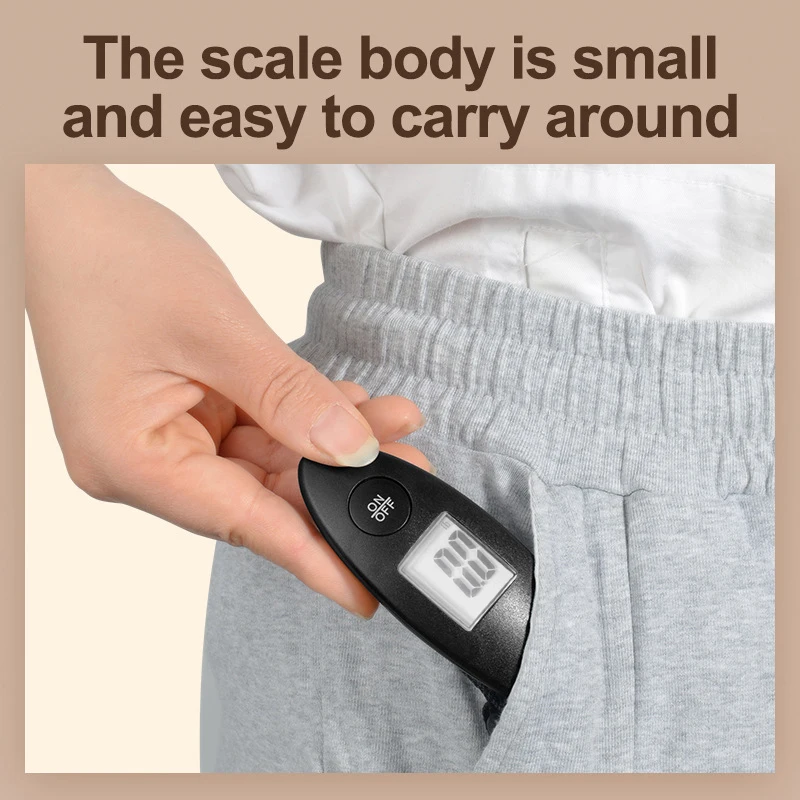 With Webbing Belt LCD Digital Electronic Luggage 40kg/100g Portable Luggage Scale High Precision Travel Digital Hanging Scales