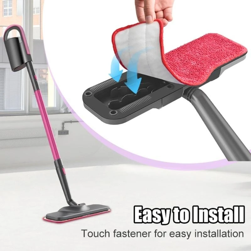 5Pieces Reusable Microfiber Steams Mop Pad for Schenley Steams Mop Cleaner Enhances Cleaning Performances on Floor 87HA