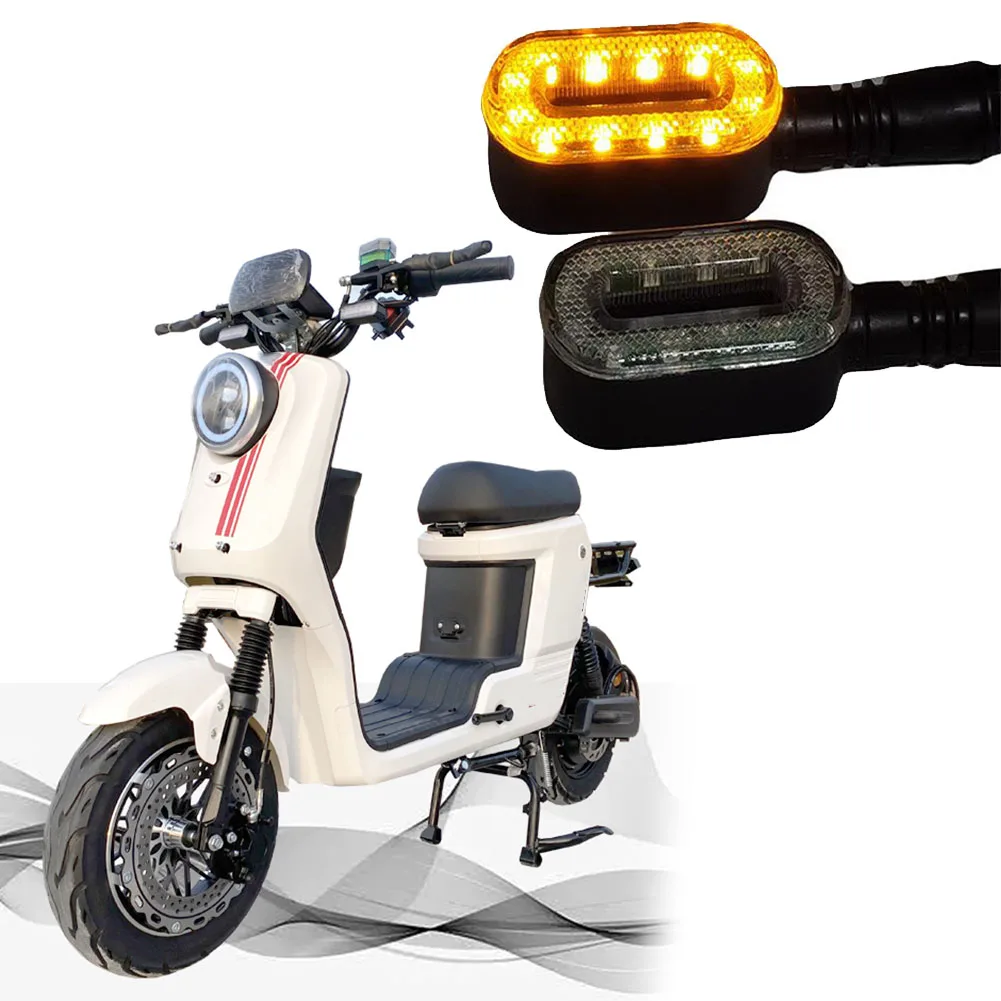 Electric Bicycle 36V-72V Ebike Taillight White Hollow Dual Color Light Guide Taillight White Hollow Dual Color Light Guide