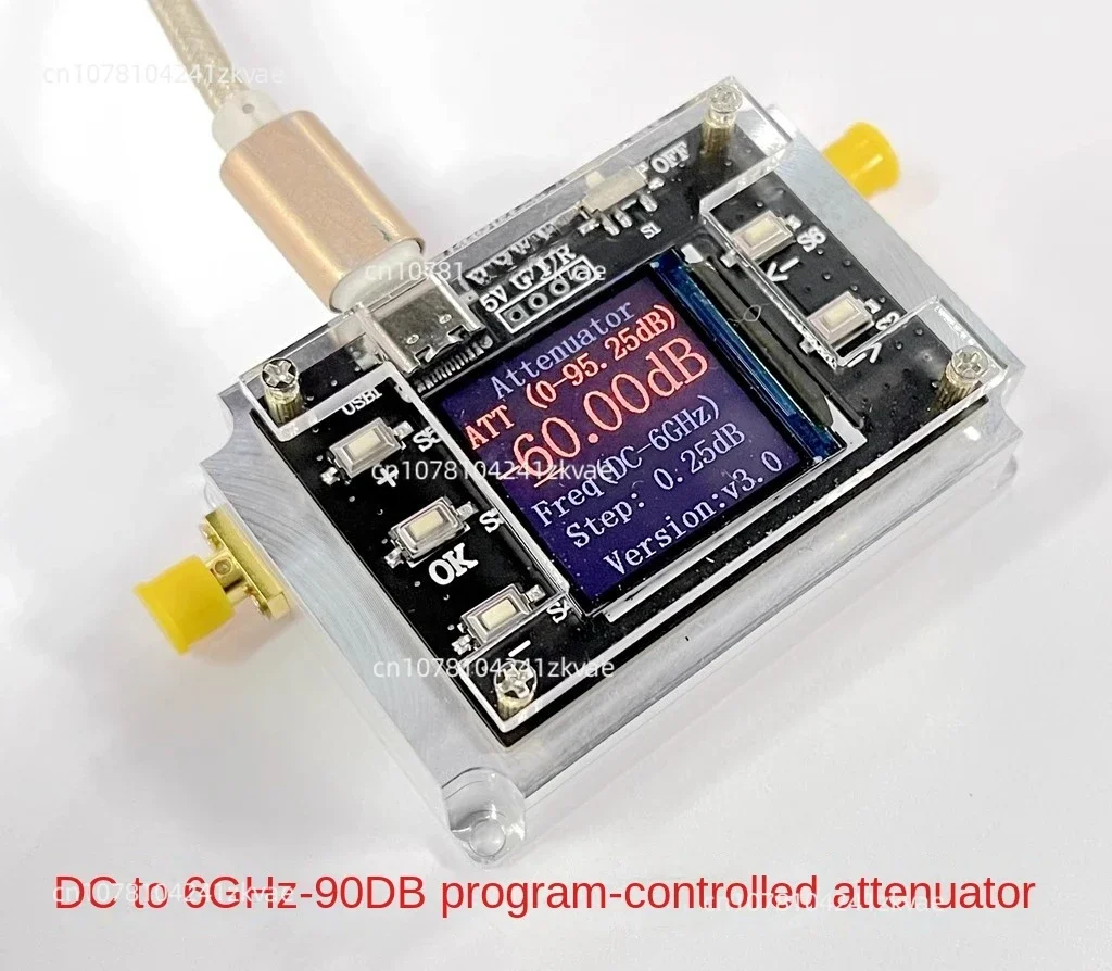 

Цифровой программируемый аттенюатор 3G 6G 8G 90 дБ шаг 0,25 дБ TFT дисплей CNC высокая изоляция