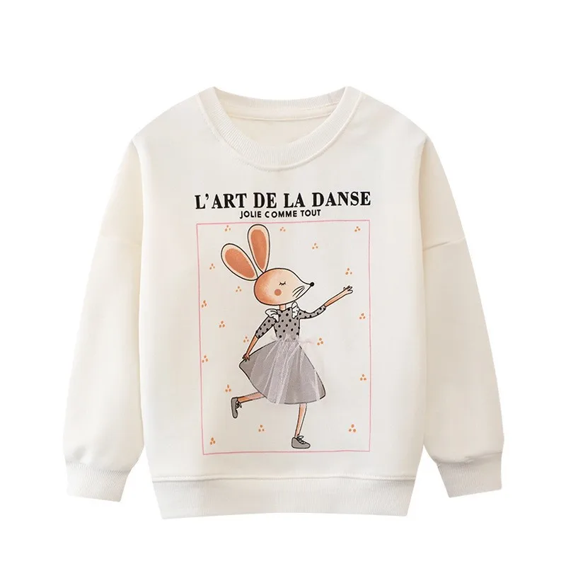 

Zeebread 2-7T New Girls Sweatshirts For Autumn Spring Long Sleeve Cartoon Toddler Clothes Hot Selling Fashion Baby Costume